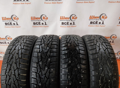 Шины зимние шипованные б/у Nokian Nordman 7 175/65 R14 86T