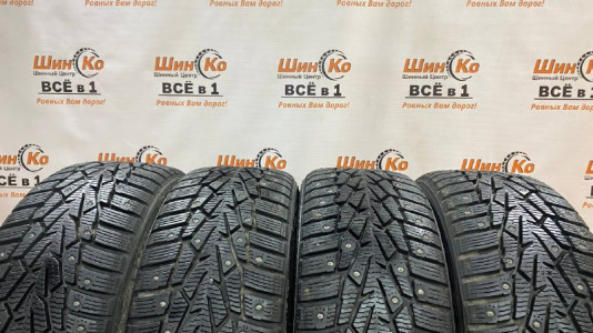 Шины зимние шипованные б/у Nokian Nordman 7 205/55 R16 94T