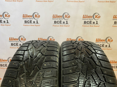 Шины зимние шипованные б/у Nokian Nordman 7 205/55 R16 94T