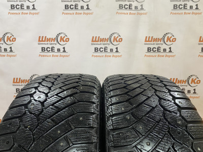 Шины зимние шипованные б/у Continental ContiIceContact 225/50 R17 98T