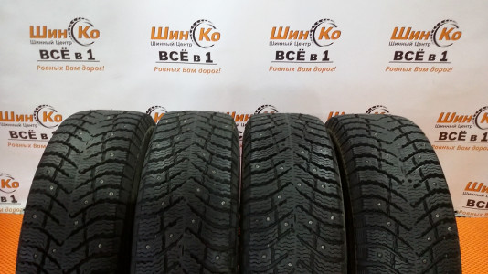 Шины зимние шипованные б/у Cordiant Snow Cross 2 175/70 R13 82T