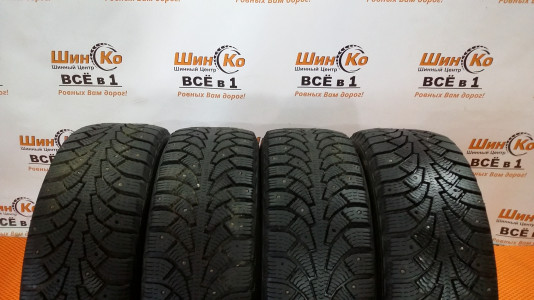 Шины зимние шипованные б/у Kama Euro519 185/65 R15 88T