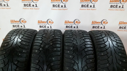 Шины зимние шипованные б/у Nokian Nordman 5 225/55 R17 101T
