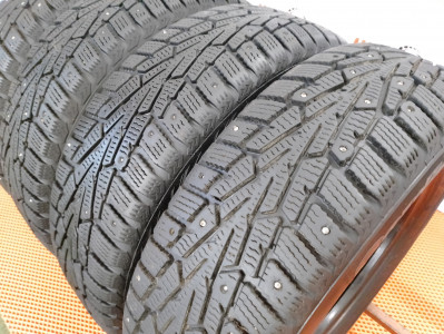 Шины зимние шипованные б/у Cordiant Snow Cross 175/70 R13 82T